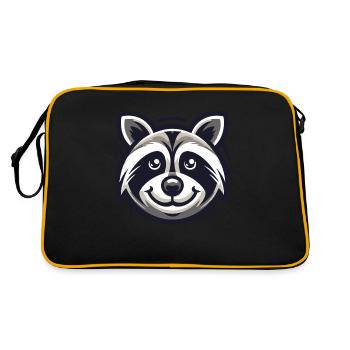 Attrape-nuit raton laveur - Sac Retro - noir/or - Dos