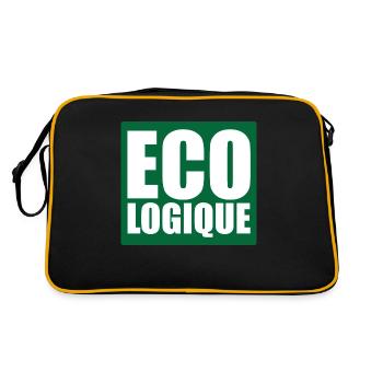 Ecologique ! - Sac Retro - noir/or - Dos
