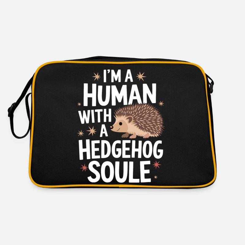Hedgehog Spiny Animal Hedgehog Retro Bag