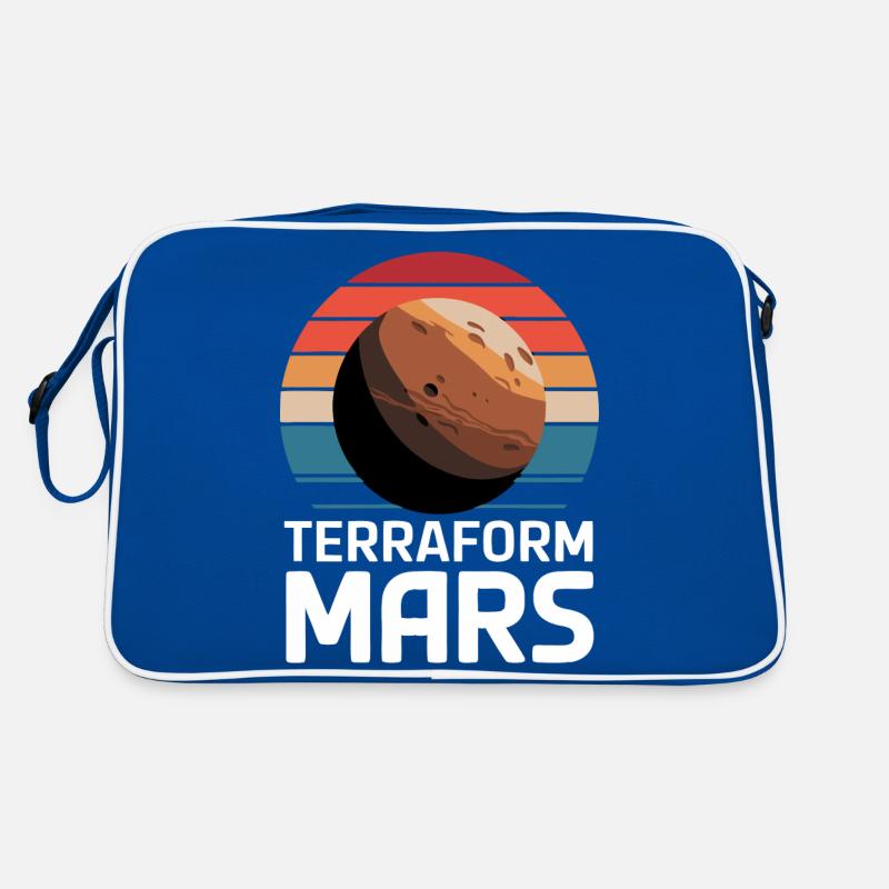 Mars Planète Planète Système Solaire Sac Retro