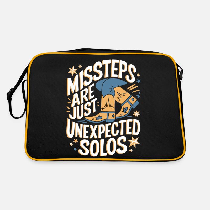 Line Dancing Tanzen Tänzer Retro Tasche