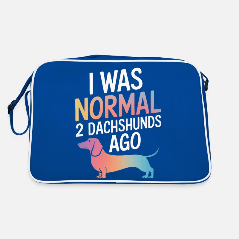 Chien teckel Sac Retro
