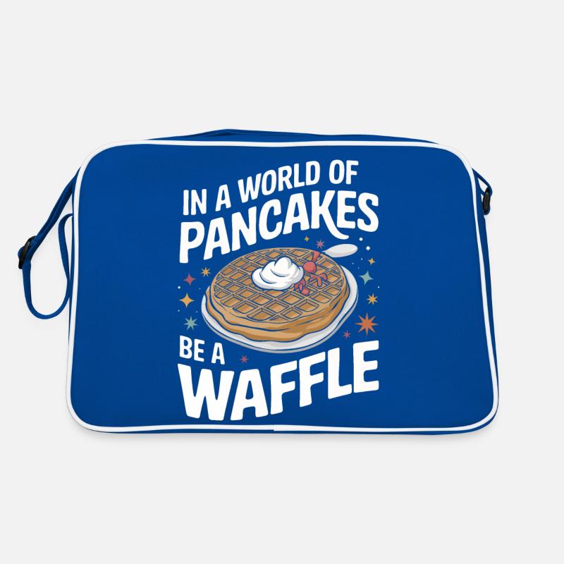 Waffles Breakfast Sweets Retro Bag