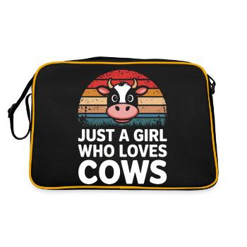 Éleveur de vaches Ferme Éleveur de vaches - Sac Retro - noir/or - Dos