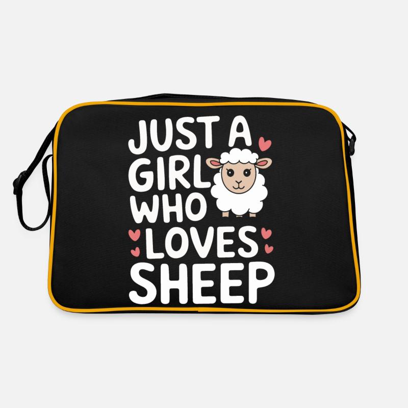 Sheep Sheep Farmer Lamb Farmer Retro Bag