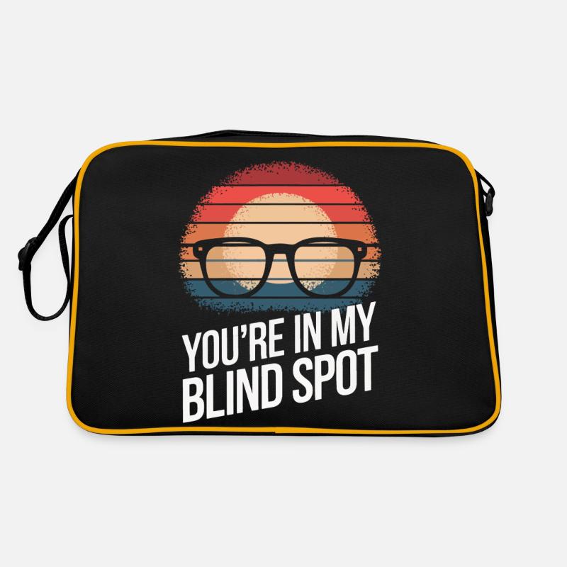 Blinde Blindheit Sehbehinderte Menschen Retro Tasche