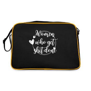 Les femmes qui se font chier - Sac Retro - noir/or - Dos