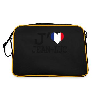 I love jean-luc - Retro Bag - black/gold - Back