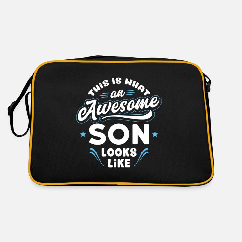 This Is What An Awesome Son Looks Like Retro Bag