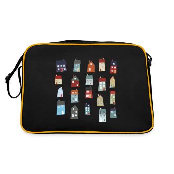 Houses - Retro Bag - black/gold - Back