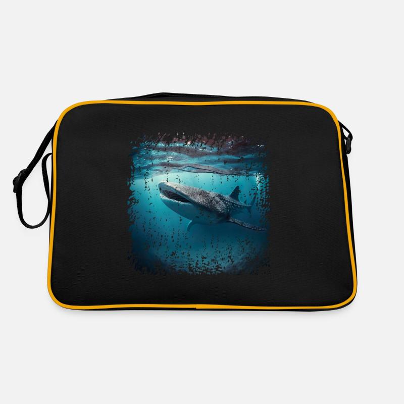 Whale sharks are impressive fish Retro Bag