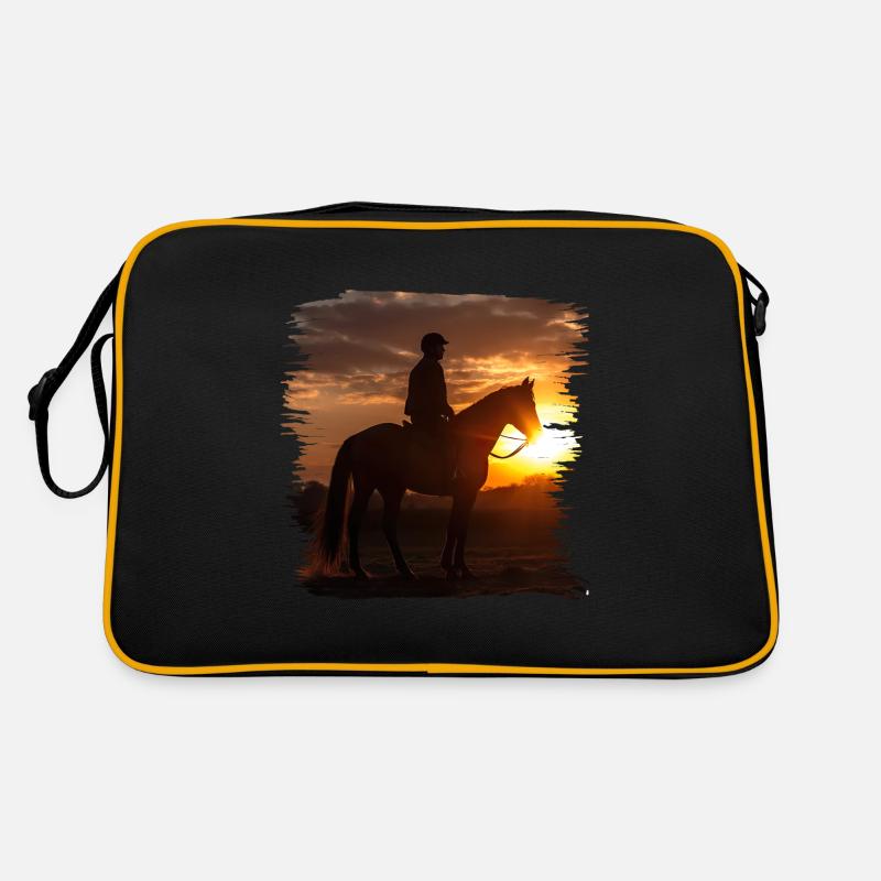 Reiten ist eine alte Tradition Retro Tasche