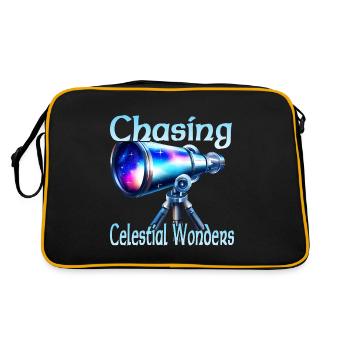 Chasing Celestial Wonders - Retro Bag - black/gold - Back