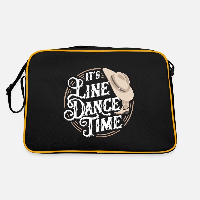 Line Dance Zeit Line Dancing Tanzen Retro Tasche