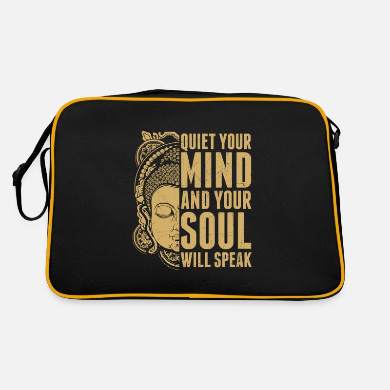 Hinduismus Geist Seele sprechen Buddhist Cooles Retro Tasche