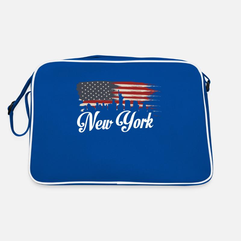 New York Pride Flag Patriotism Cool Gift Retro Bag
