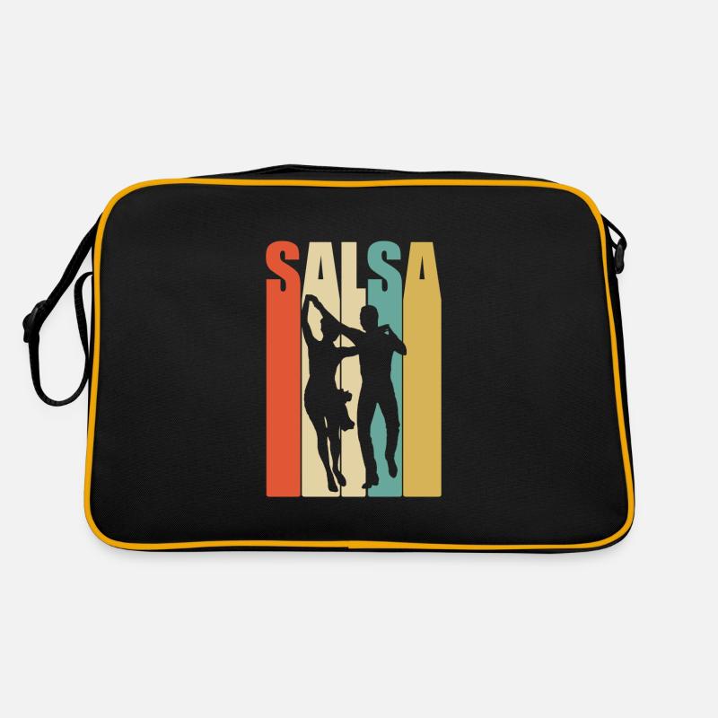 Salsa Tanz Retro bunt Cool Geschenk Retro Tasche