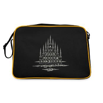 Sak Yant Thai Tattoo Nine Tips Cool Gift - Retro Bag - black/gold - Back