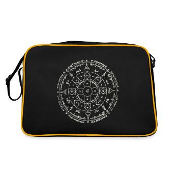 Sak Yant Thai Tattoo Around Yant Cool Gift - Retro Bag - black/gold - Back
