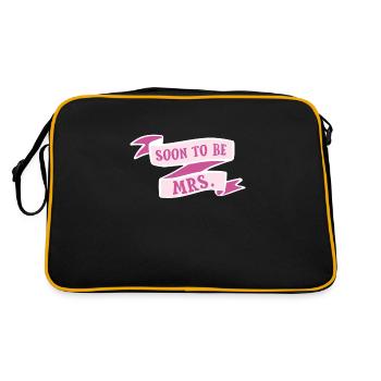 Mariée bientôt je suis épouse groupe de mariage Cooles - Sac Retro - noir/or - Dos