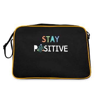 Stay Positive - Sac Retro - noir/or - Dos