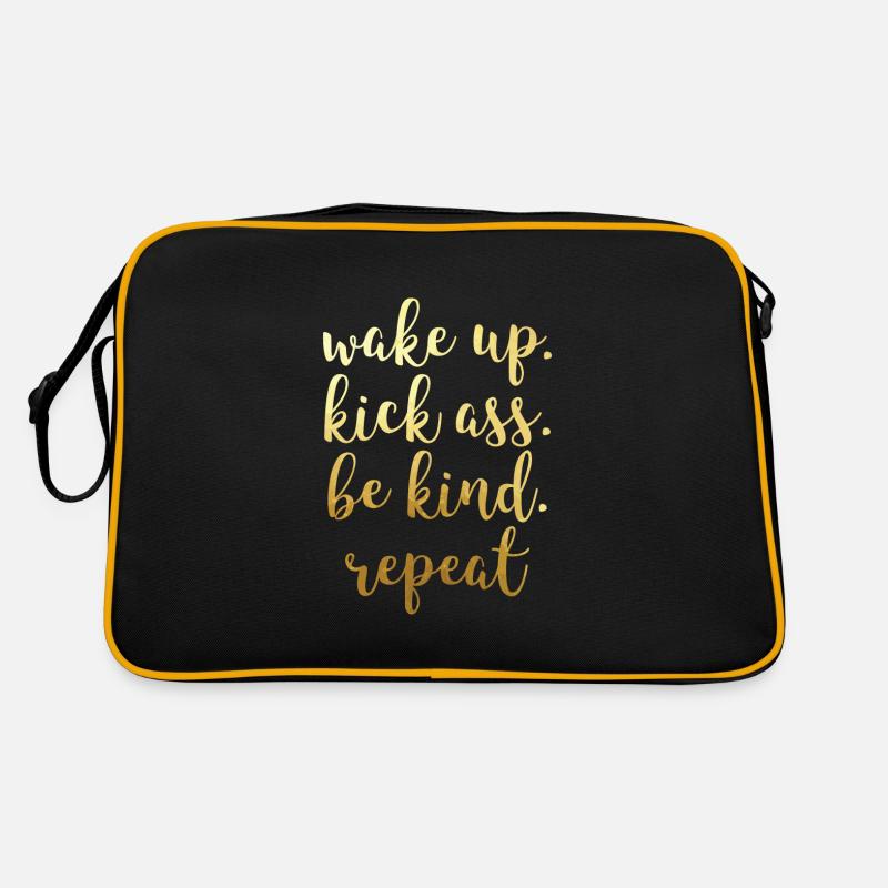 Kick ass repeat Retro Bag