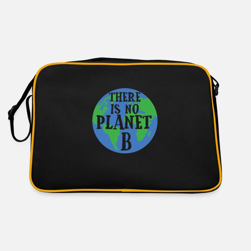 There is no Planet B climate change gift Retro Bag