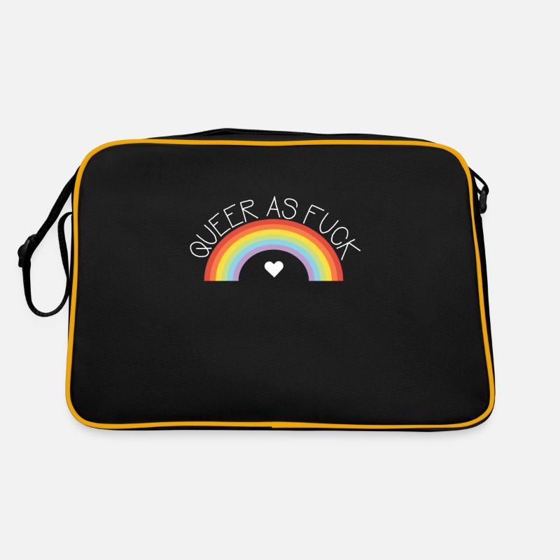LGBT LGBTQ Pride Rainbow Flag Retro Bag