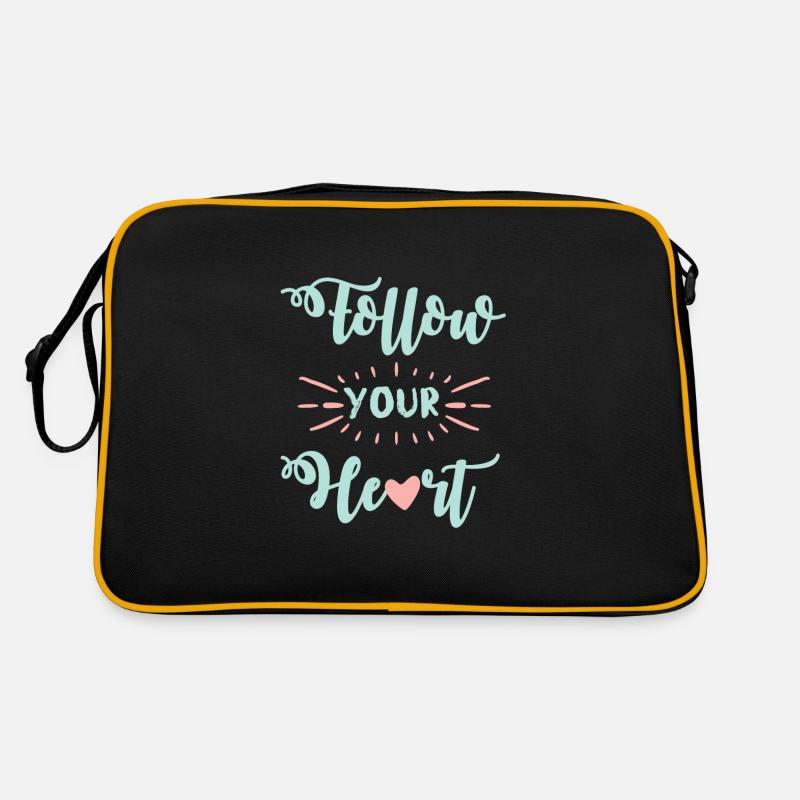 C’est le cœur qui suit le sort Sac Retro