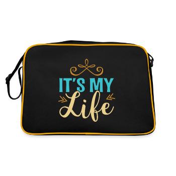 C’est ma vie - Sac Retro - noir/or - Dos