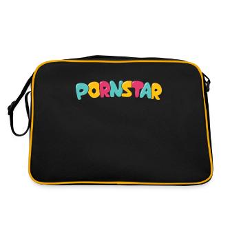 Porn Star - Retro Bag - black/gold - Back