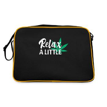 Herbe Fumer Relax - Sac Retro - noir/or - Dos