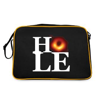 Trou noir - Sac Retro - noir/or - Dos