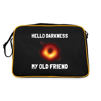 Trou noir l’univers obscurité - Sac Retro - noir/or - Dos