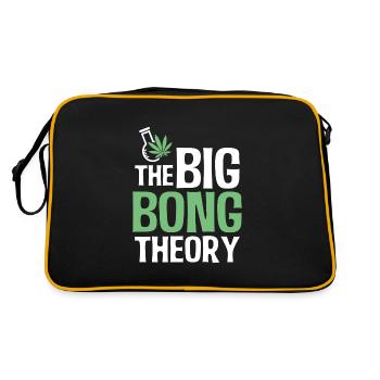 Big Bong Theory Gras High Weed Marihuana - Sac Retro - noir/or - Dos