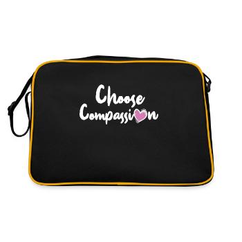 Compassion Éthique Motivation Cadeau cool - Sac Retro - noir/or - Dos