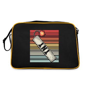 TNT Dynamit Retro Cadeau amusant - Sac Retro - noir/or - Dos