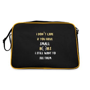 Small breasts - Retro Bag - black/gold - Back