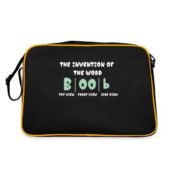 seins mot invention boobs - Sac Retro - noir/or - Dos