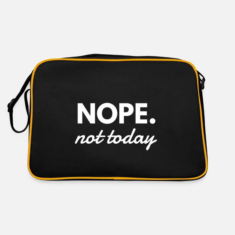 Lustiger Spruch Geschenke Witzig Nicht Heute Retro Tasche