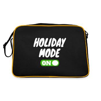 Mode de vacances en vacances - Sac Retro - noir/or - Dos