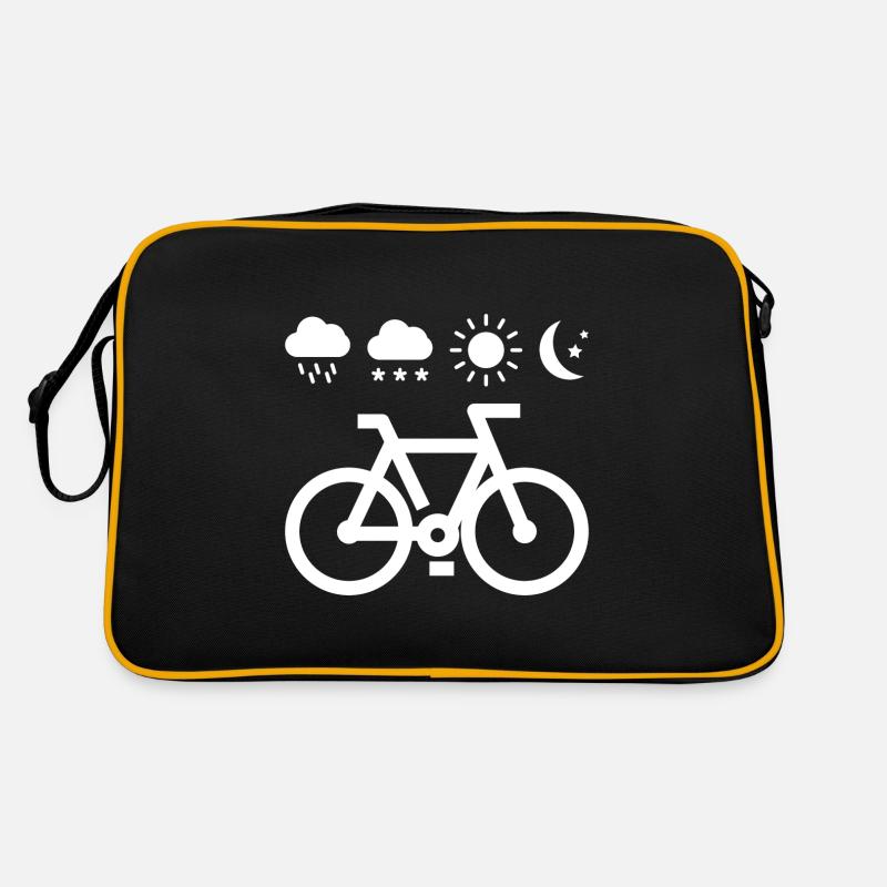 Vélo Météo Météo Météo - Sac Retro - noir/or