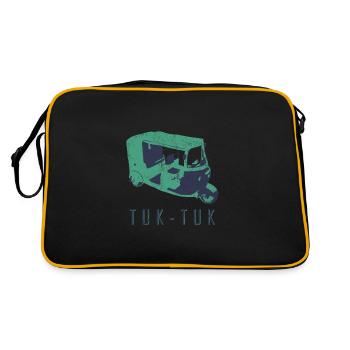 Tuk Tuk - Sac Retro - noir/or - Dos