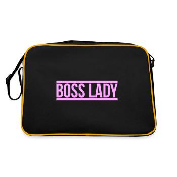 Cadeau de Boss Lady Bossin - Sac Retro - noir/or - Dos