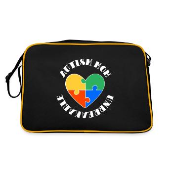 Sensibilisation autiste incassable à maman autiste - Sac Retro - noir/or - Dos