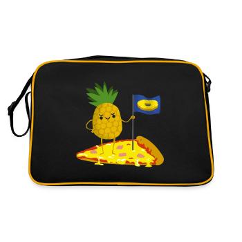Pizza Hawaï T-shirt - Sac Retro - noir/or - Dos