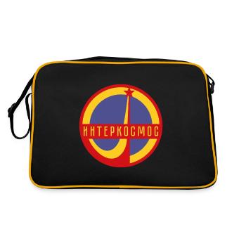 Intercosmos Sputnik espace cadeau URSS - Sac Retro - noir/or - Dos