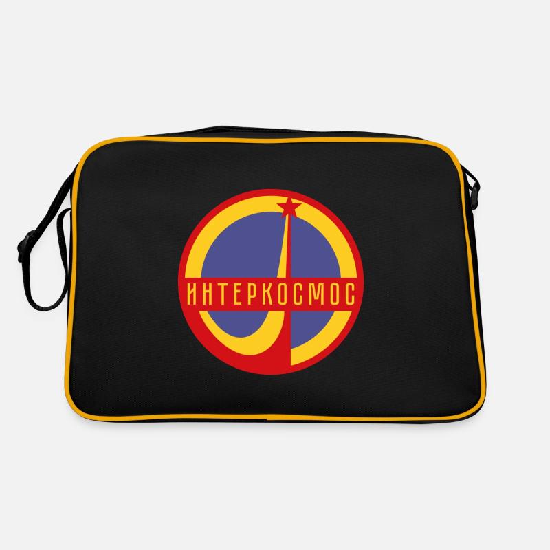 Intercosmos Sputnik espace cadeau URSS - Sac Retro - noir/or