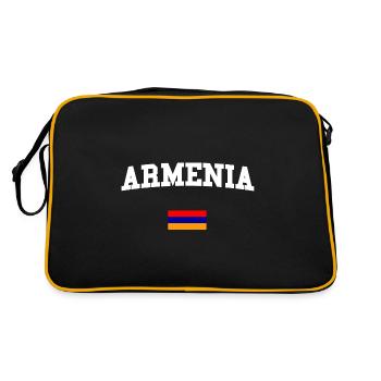 ARMENIA - Retro Bag - black/gold - Back