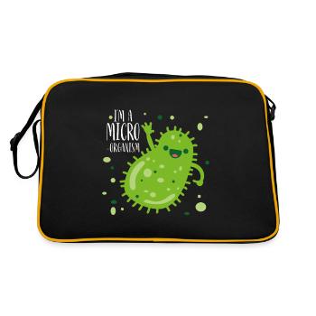 Cadeau d'énonciation drôle de cellule de biologie - Sac Retro - noir/or - Dos